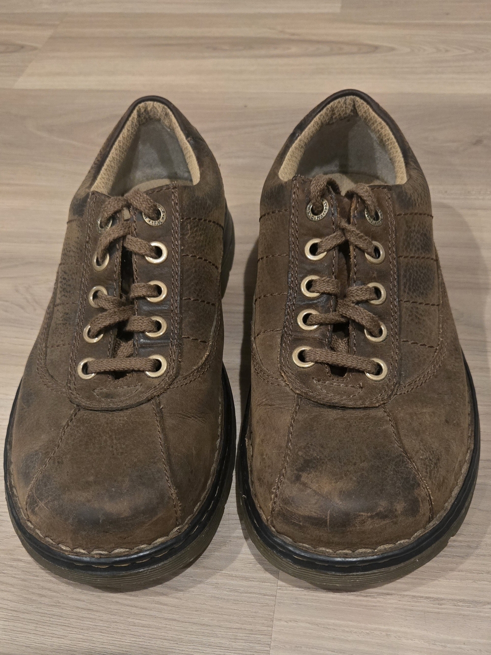 Dr. Martens John Men's Brown Leather Shoes